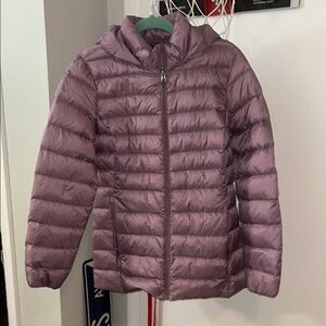 Lightweight Purple Puffer Jacket - Medium